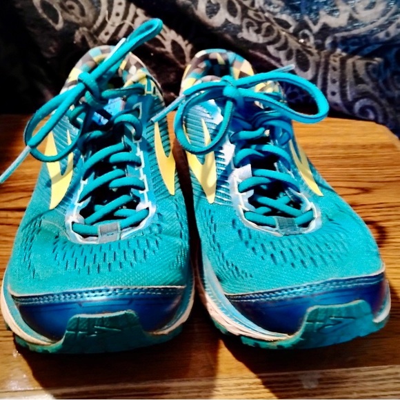 Brooks ghost 10 Women's Teal Running Shoes - Picture 3 of 8